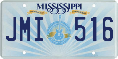 MS license plate JMI516