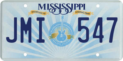 MS license plate JMI547