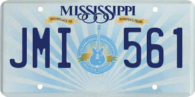 MS license plate JMI561