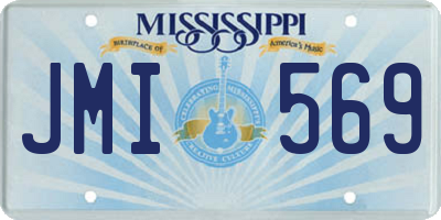 MS license plate JMI569