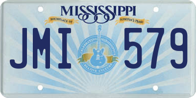 MS license plate JMI579