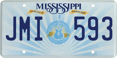 MS license plate JMI593