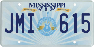 MS license plate JMI615