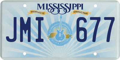 MS license plate JMI677