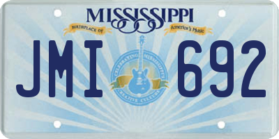 MS license plate JMI692
