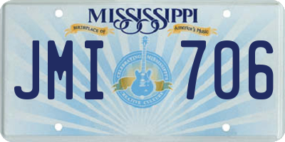 MS license plate JMI706