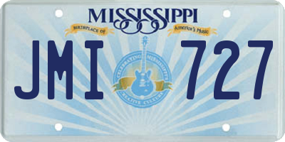 MS license plate JMI727
