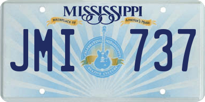 MS license plate JMI737