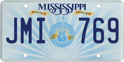 MS license plate JMI769
