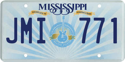 MS license plate JMI771