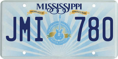 MS license plate JMI780