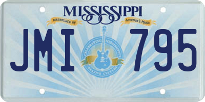 MS license plate JMI795