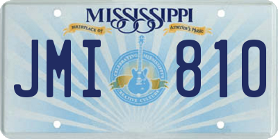 MS license plate JMI810