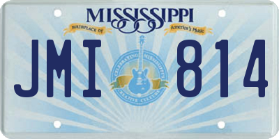 MS license plate JMI814
