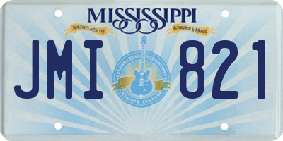 MS license plate JMI821