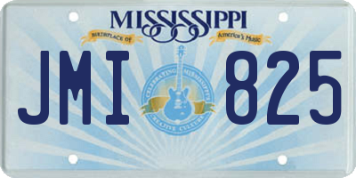 MS license plate JMI825