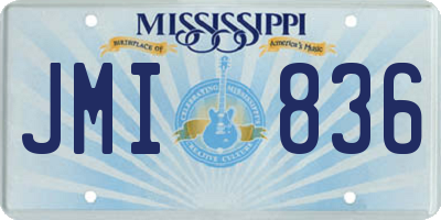 MS license plate JMI836
