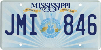 MS license plate JMI846