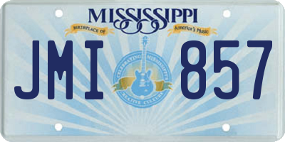 MS license plate JMI857