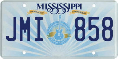 MS license plate JMI858