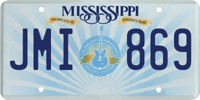 MS license plate JMI869