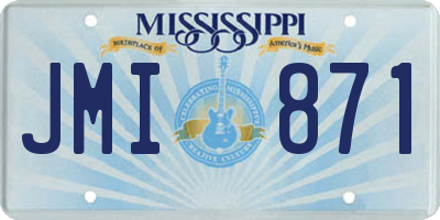 MS license plate JMI871