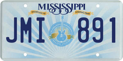 MS license plate JMI891