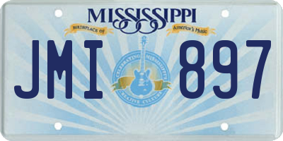 MS license plate JMI897