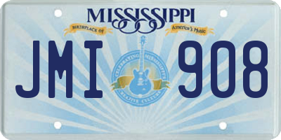 MS license plate JMI908
