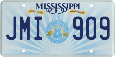 MS license plate JMI909