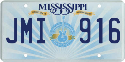 MS license plate JMI916