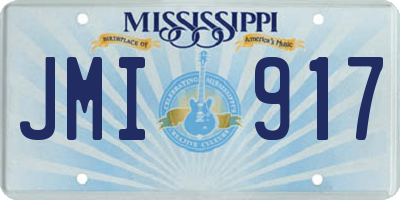 MS license plate JMI917