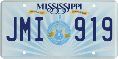 MS license plate JMI919