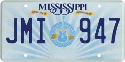 MS license plate JMI947