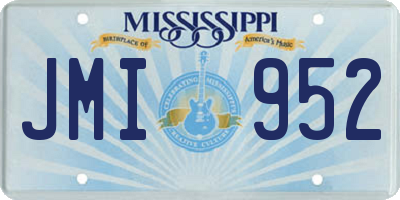 MS license plate JMI952
