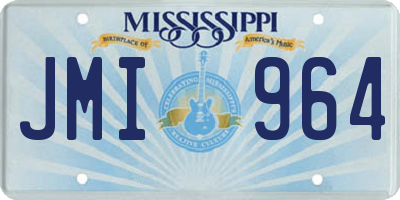 MS license plate JMI964