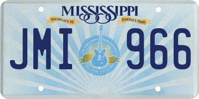 MS license plate JMI966