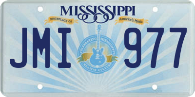MS license plate JMI977