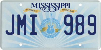 MS license plate JMI989