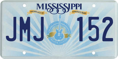 MS license plate JMJ152