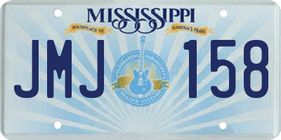 MS license plate JMJ158