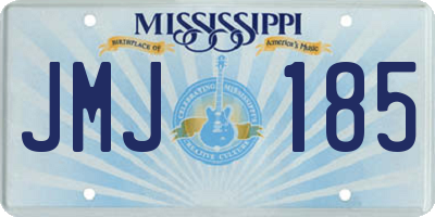 MS license plate JMJ185