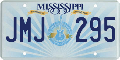 MS license plate JMJ295