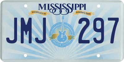 MS license plate JMJ297