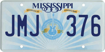 MS license plate JMJ376