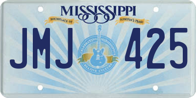 MS license plate JMJ425