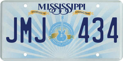 MS license plate JMJ434