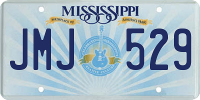 MS license plate JMJ529