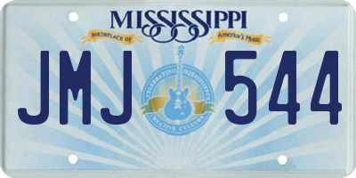 MS license plate JMJ544