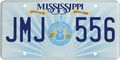 MS license plate JMJ556
